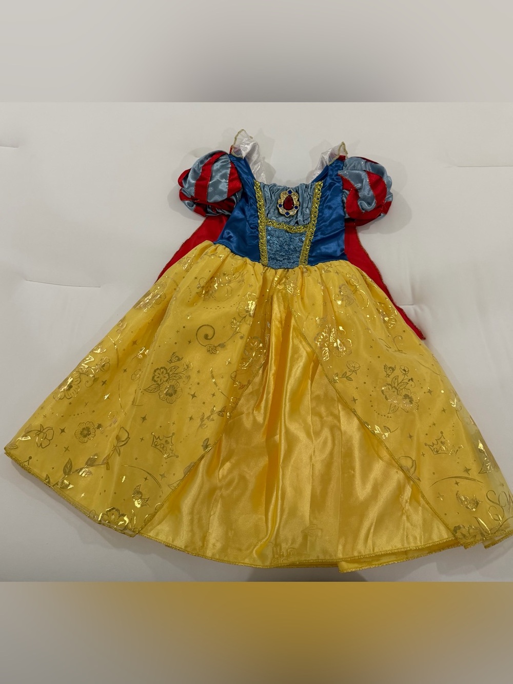 Classic Princess Yellow & Blue Kids Costume Dress